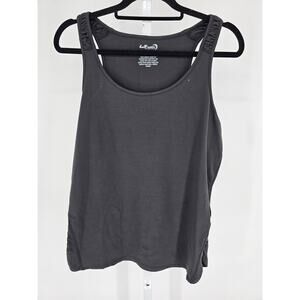 Half Moon by Modern Movement Womens Sz XL Athletic Tank Top Black Fitted